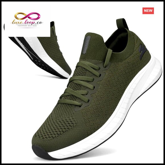 Men's Slip-On Walking Shoes Lightweight Breathable Non-Slip Sneakers